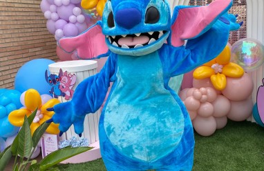 Globos personalizados de Stitch para cumpleaños