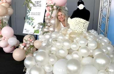 Globos en forma de corazón para bodas