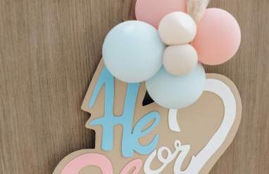 Globos personalizados para revelación de género