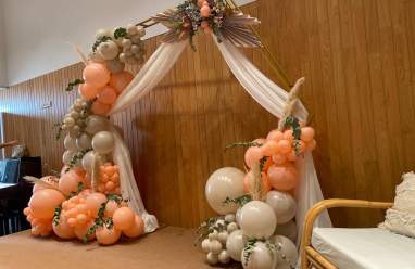 Arco de globos espectacular para una boda